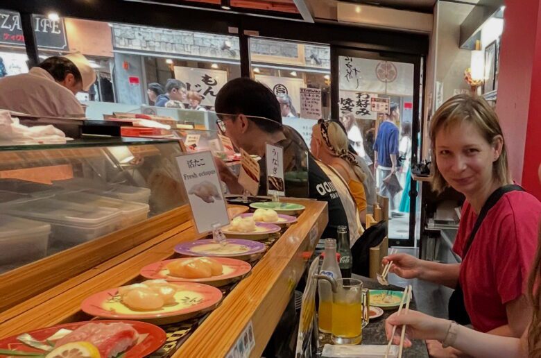 Die Autorin in Japan